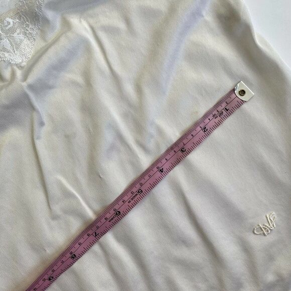 Vintage Diane von Furstenberg Camisole Nylon Lace Ivory Size 32 - Picture 12 of 12